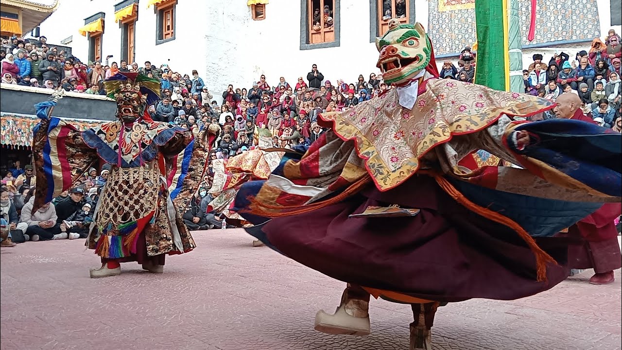 Second day of Spituk Gustor, highlights of the sacred chams 