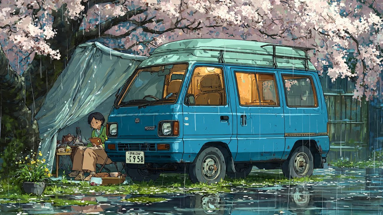 🌧️ Rain on Window Lo-fi | Cozy Study & Sleep Music