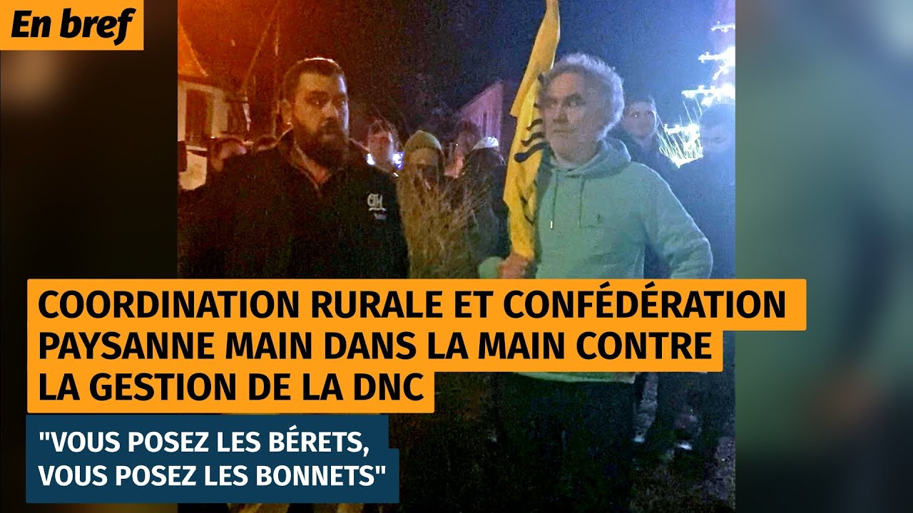 Coordination rurale et Confédération paysanne main dans la main contre la gestion de la DNC