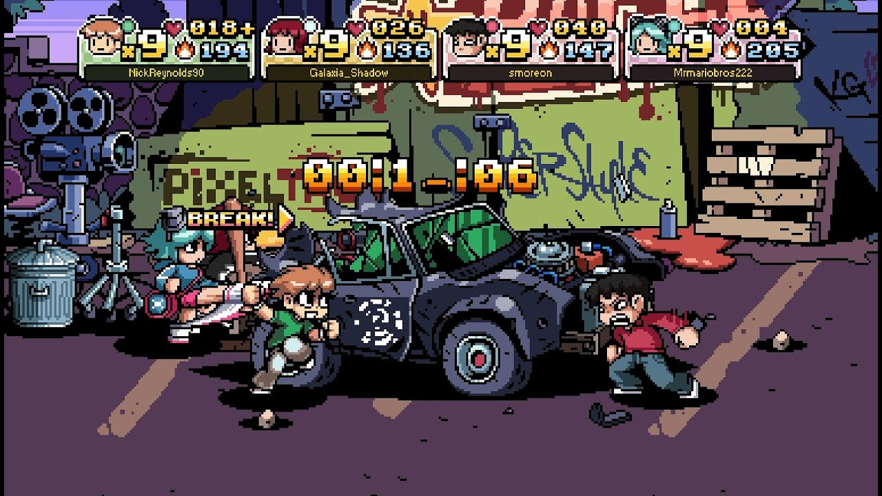Scott Pilgrim vs. the World: The Game - Complete Edition PC 4 player Co-op 60fps