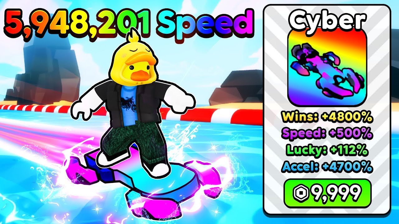 I Spent $85,209 Unlocking FASTEST Surf Board in Roblox Surf Racing!