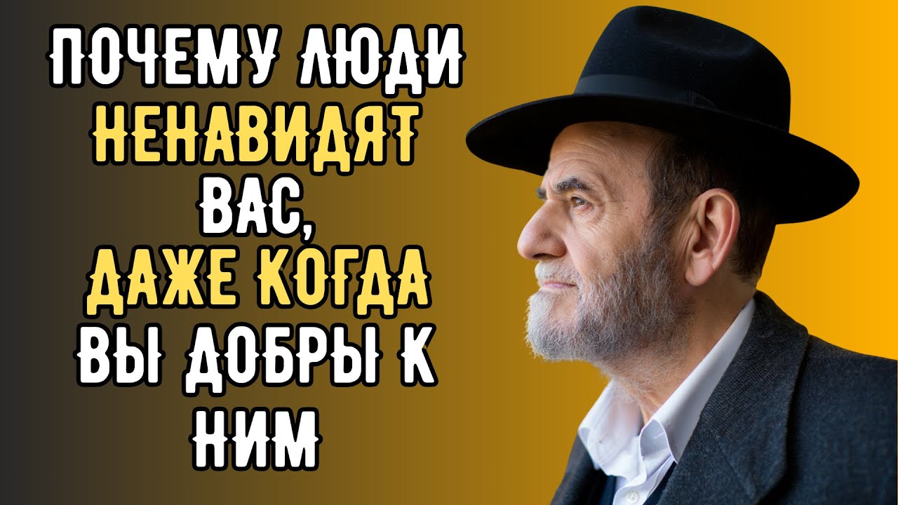 Почему люди ненавидят вас, даже когда вы добры к ним | Еврейская Мудрость