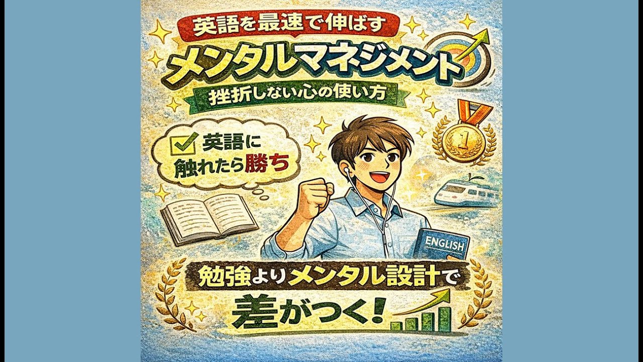 英語を最速で伸ばすメンタルマネジメント-英語力は「勉強法」よりも“心の使い方”で決まる