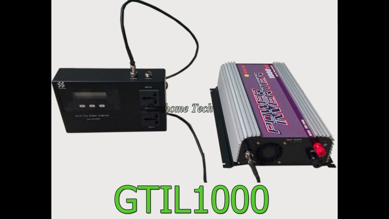Грид инвертор с ограничителем, лимитером -Обзор. Grid tie inverter with limiter