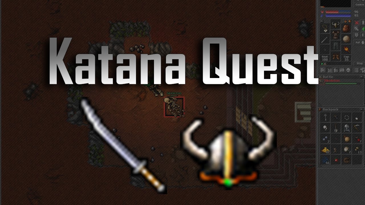 Tibia - Katana Quest [Rookgaard]