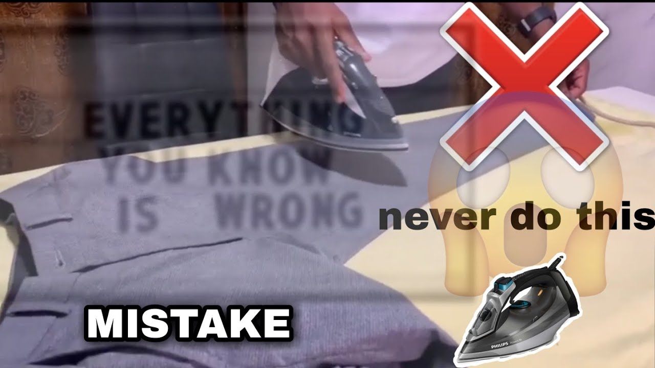 Ironing mistakes you're making and how to fix them
