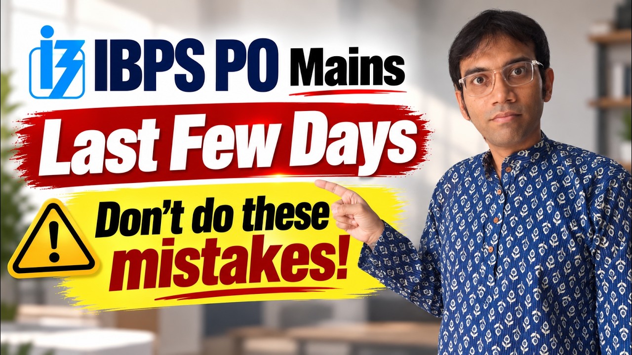 😲Just 7 Hours a Day is Enough for IBPS PO Mains?