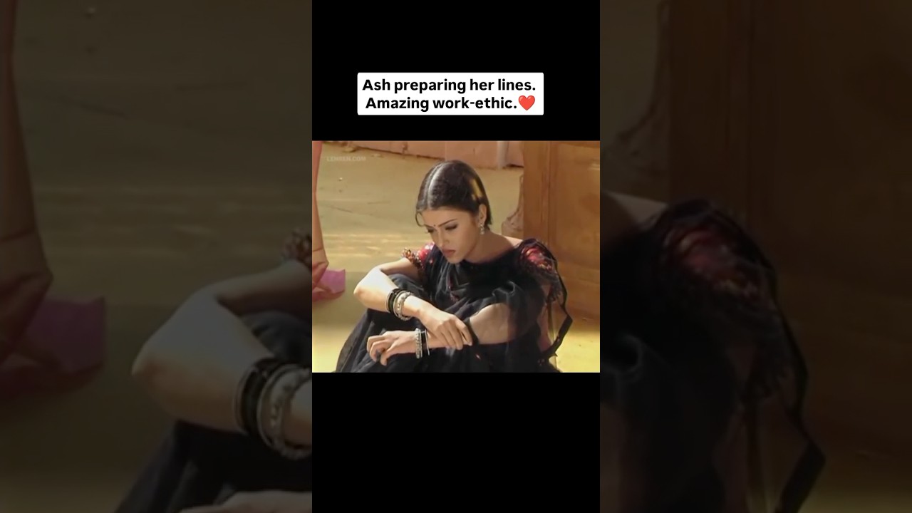 Aishwarya Rai & her work ethics❤️