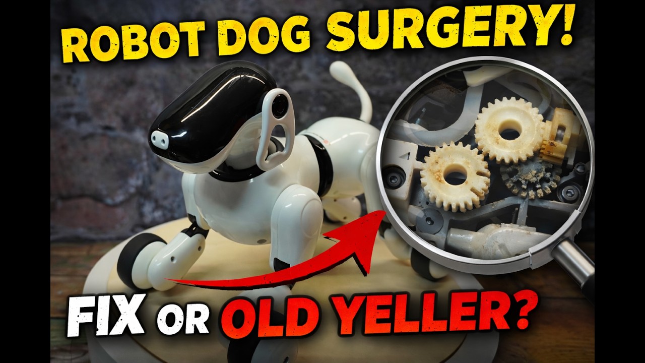 Do We Fix Him… or Old Yeller Him? | Robot Dog Surgery*