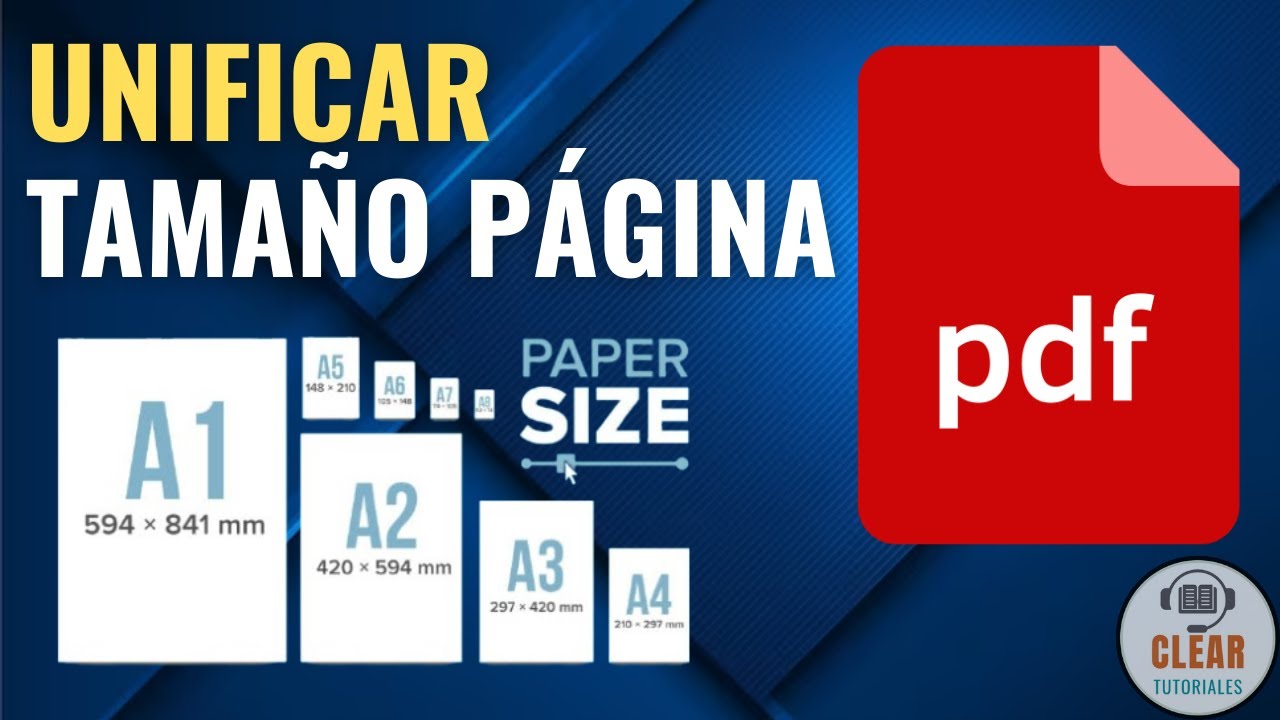 🔥 Cómo PONER TODAS las PÁGINAS de un PDF al MISMO TAMAÑO (Online y Sin Programas) 🖥️ | Tutorial