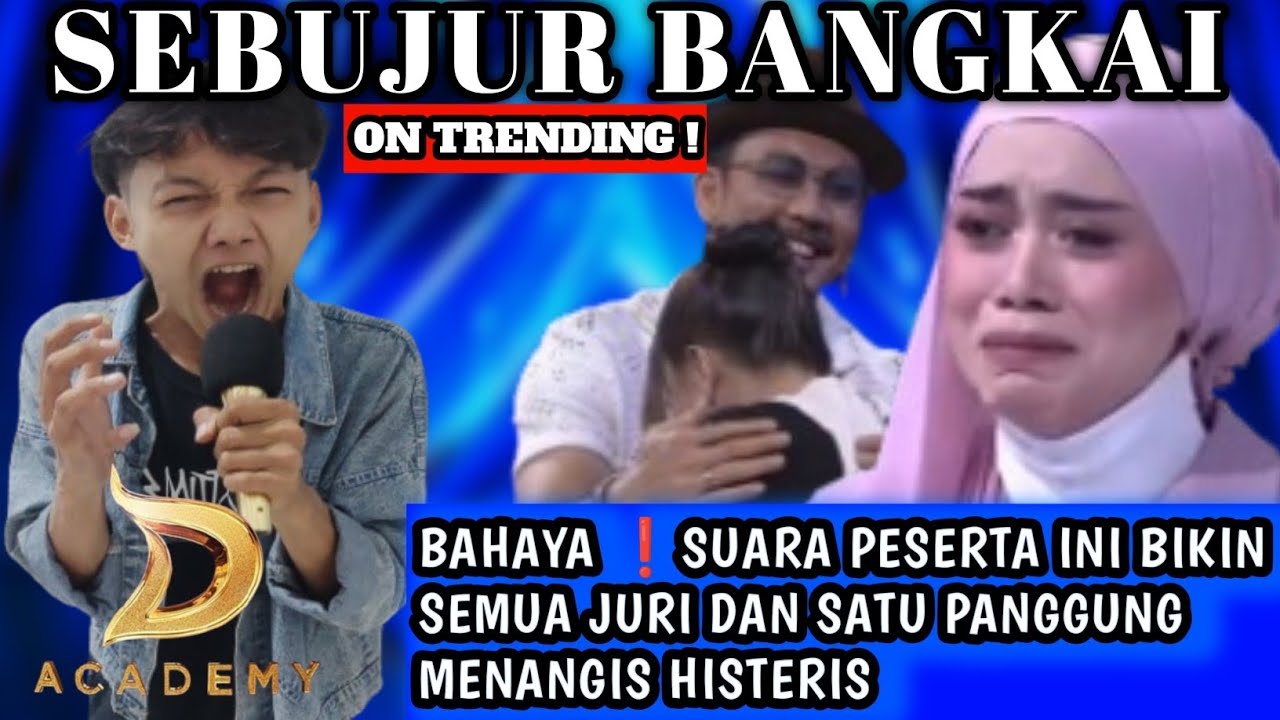 SATU STUDIO INDOSIAR MENANGIS HISTERIS !! KARENA PESERTA INI MEMBAWAKAN LAGU SEBUJUR BANGKAI