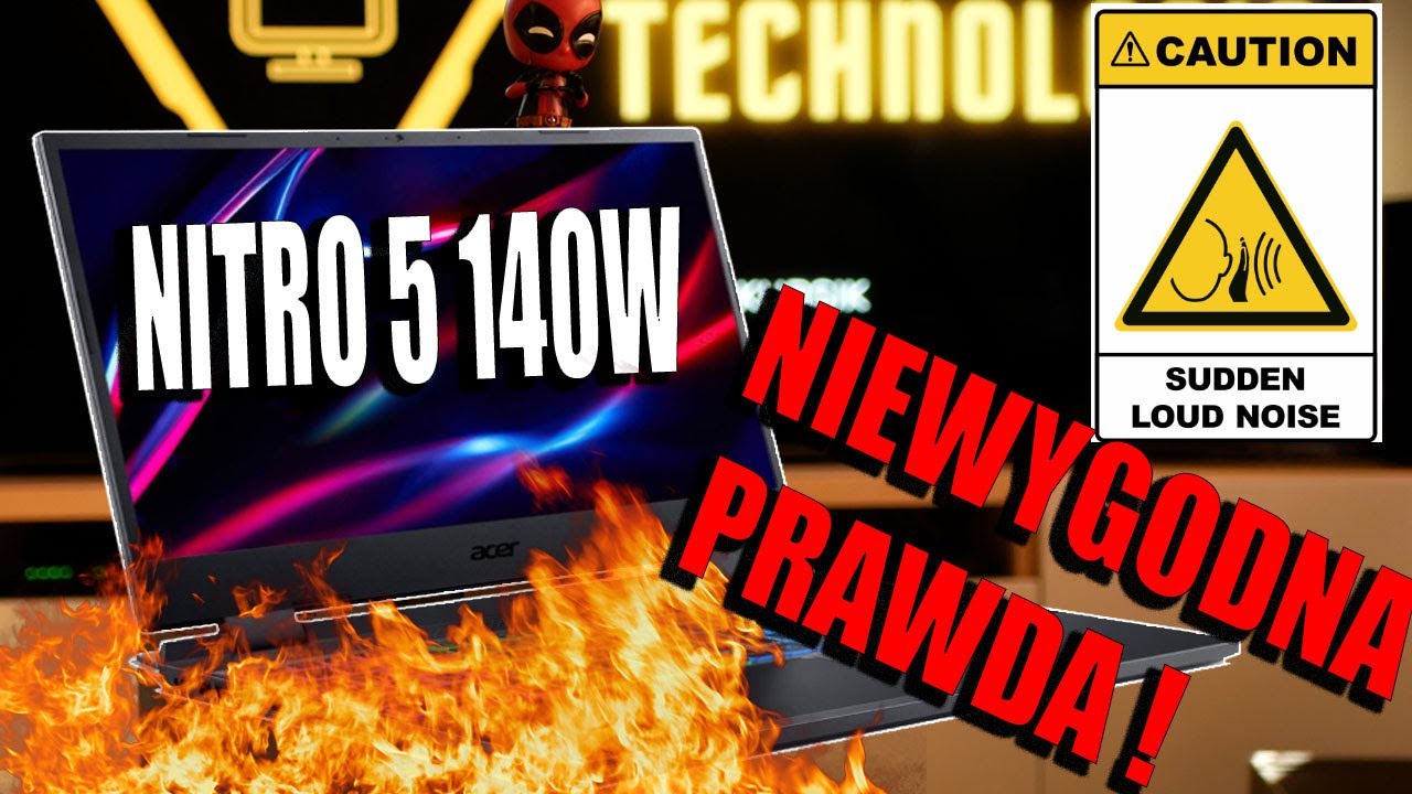 UWAGA !! NITRO 5 140W ale jakim kosztem ?   #gaming #nitro5 #acernitro #acernitrogaming