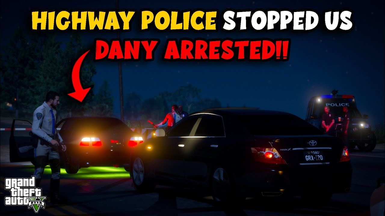 HIGHWAY POLICE STOPPED US | FT.DANY ARRESTED!! | NB - EP #49 GTA 5 PAKISTAN
