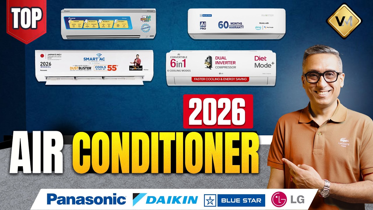 Best AC 2026 | Best 1.5 Ton 5 Star AC | Best AC in India 2026