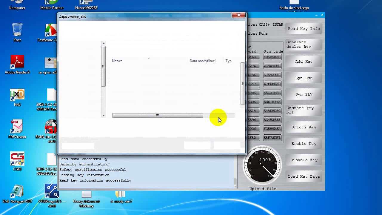 Downgrade CAS3+ bmw e71 X6 read ISN, change ISN CAS