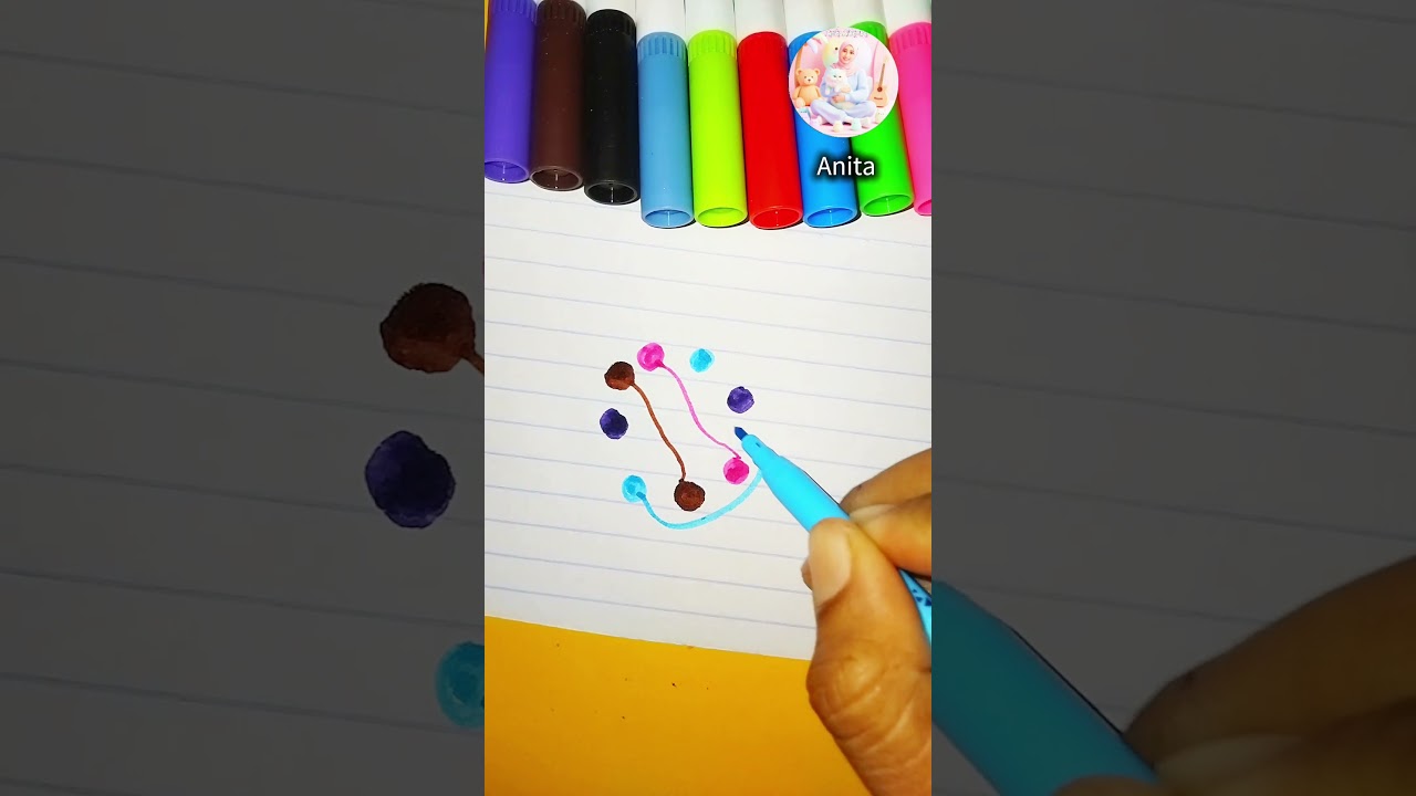 simpel color #trending #drawing #colorines #puzzle