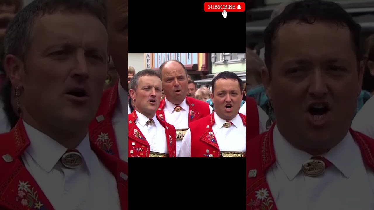 Switzerland&lsquo;s most famous folk music: Yodeling in traditional swiss costume