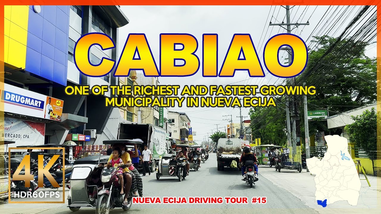 Let's visit the progressive town of Cabiao, Nueva Ecija | Philippines | Driving Tour | 4K
