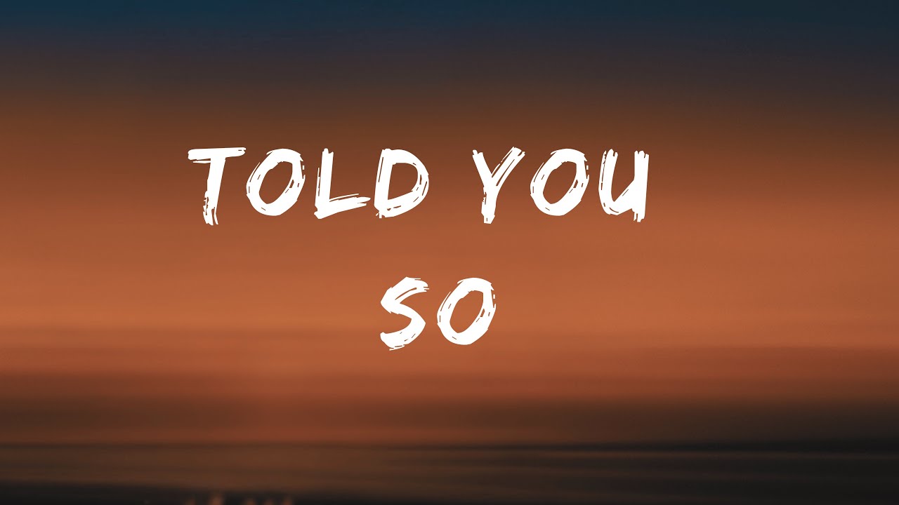 Told You So – Official Lyric Video | When Sparks Turn To Fire
