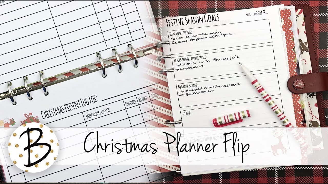 My Christmas Planner Flip Through / Show & Tell
