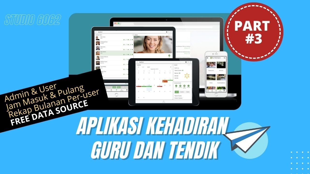 #Part3 | Aplikasi Kehadiran Guru dan Karyawan menggunakan Appsheet