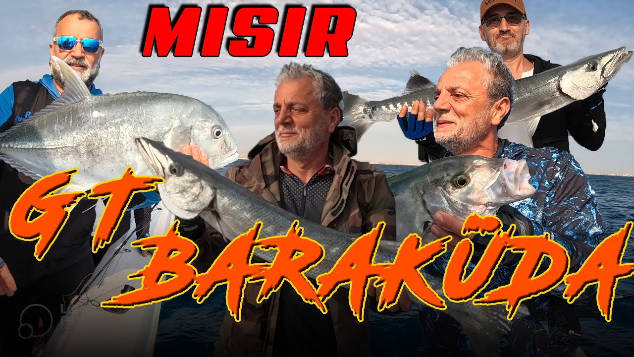 EN AVCI BALIKLARI KUCAĞIMIZA ALDIK / MISIR 'da GT & BARAKÜDA BALIK AVI