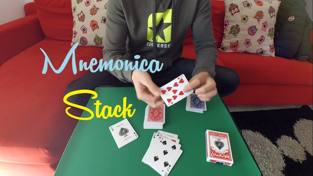 MAGIA: MNEMONICA STACK di Juan Tamariz Illustrazione, effetti e ACAAN bellissimi