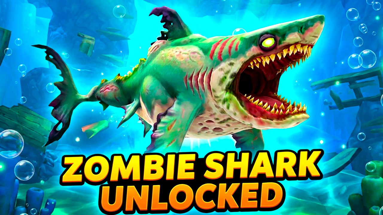 Hungry Shark World Zombie Shark  Android Gameplay