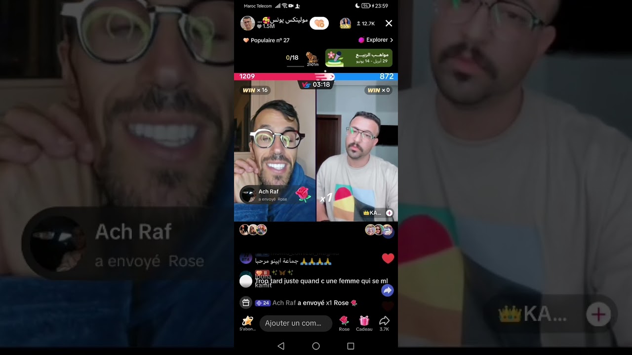 Moulinex Kamal elbacha tiktok live 😄 😂 🎉