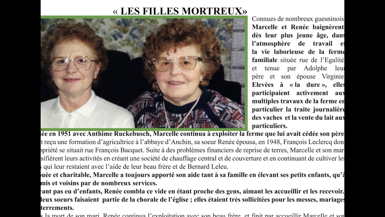 Femmes illustres de Guesnain au 20è siècle