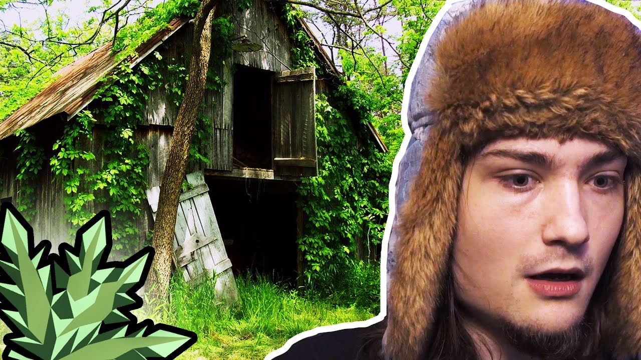 SMOKING IN AN ABANDONED BARN (SCARY)