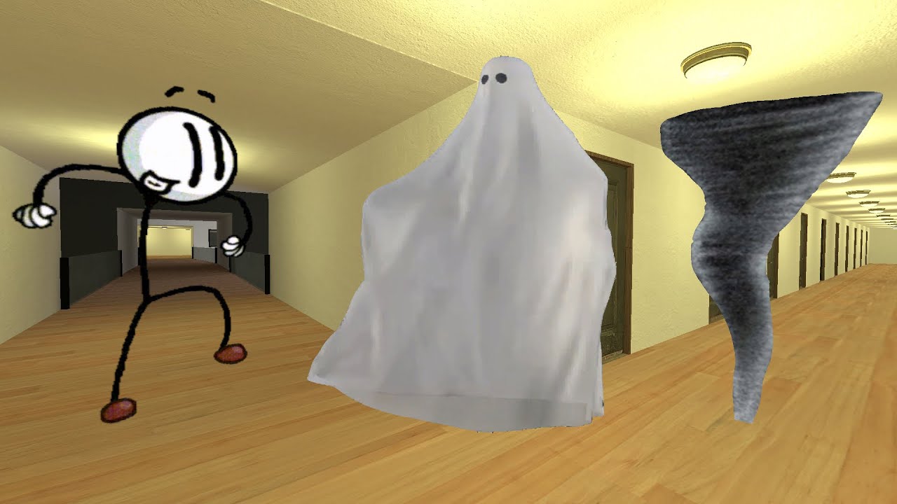 Ghost, Henry Stickmin And Tornado  Nextbot Gmod