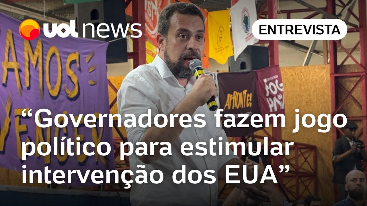 Castro usa operação no RJ para fazer 'pirotecnia de sangue' e disputa política com Lula, diz Boulos