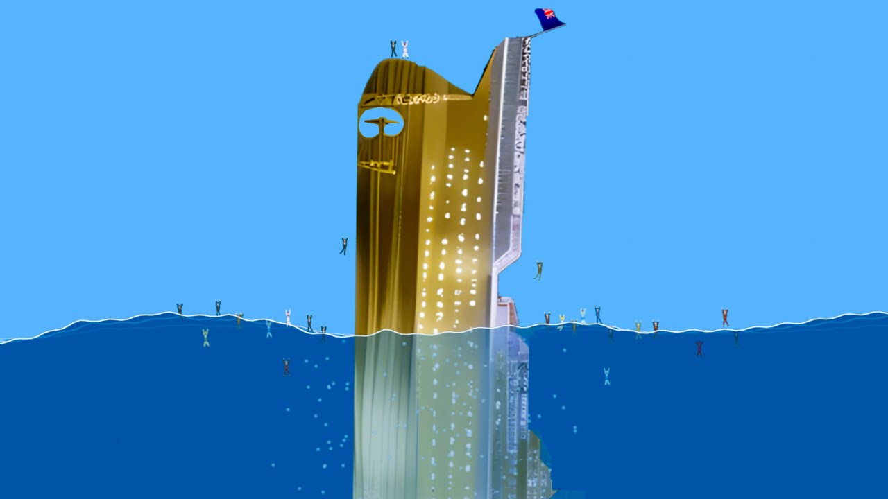 Playing Floating Sandbox with NPCs #18 Titanic 2 - The Story Goes On.