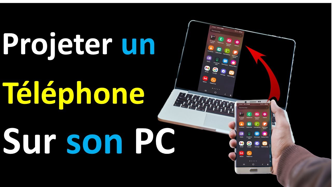 AFFICHER L' ECRAN TELEPHONE SUR UN PC