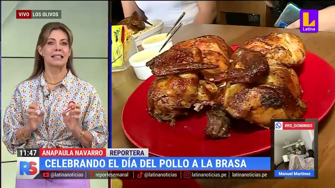 Reporte Semanal celebra el día del 'pollito a la brasa'