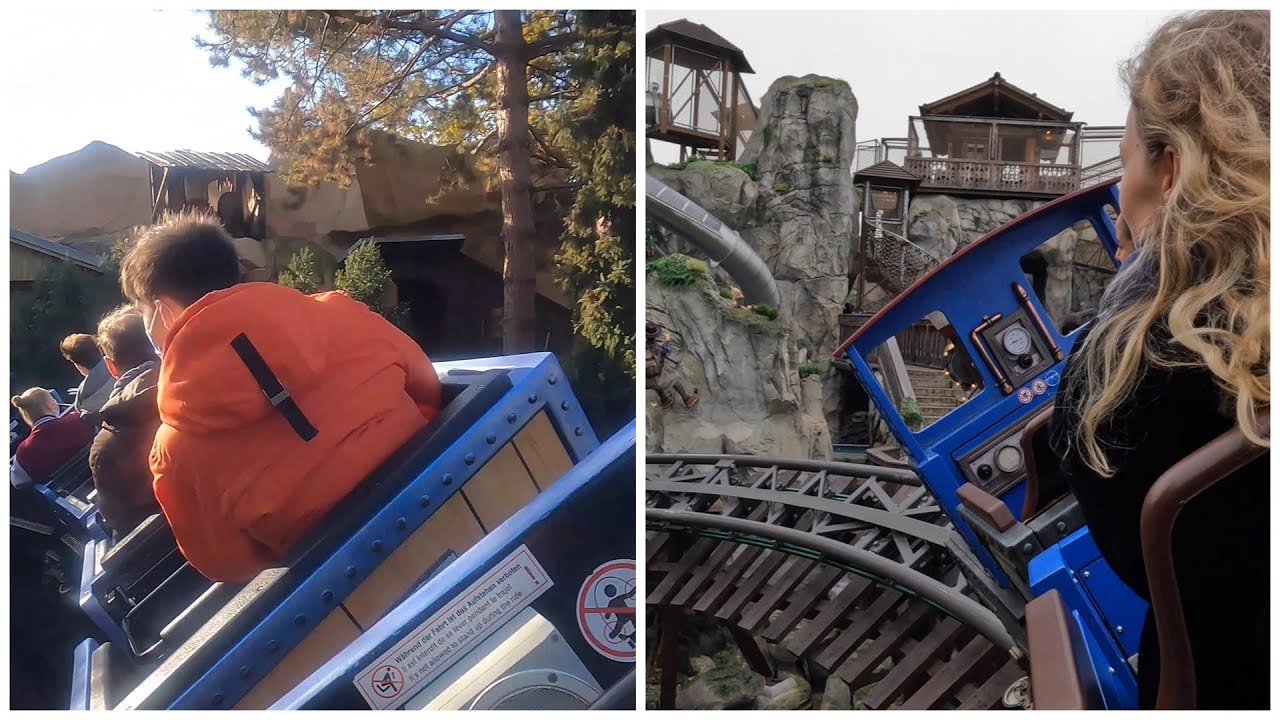 AlpenExpress Enzian - Europa-Park | Old and New Side-by-Side | 4K POV