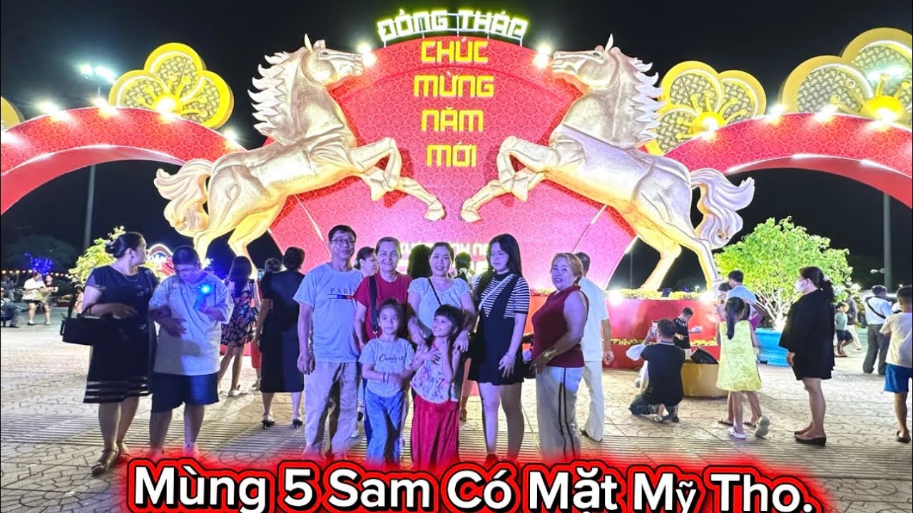 Mùng 5 Sam Đi Miền Tây, Ghé Nhà 2 Nhi Ăn Tết, Ngắm Đường Hoa Xuân 23.02.2026