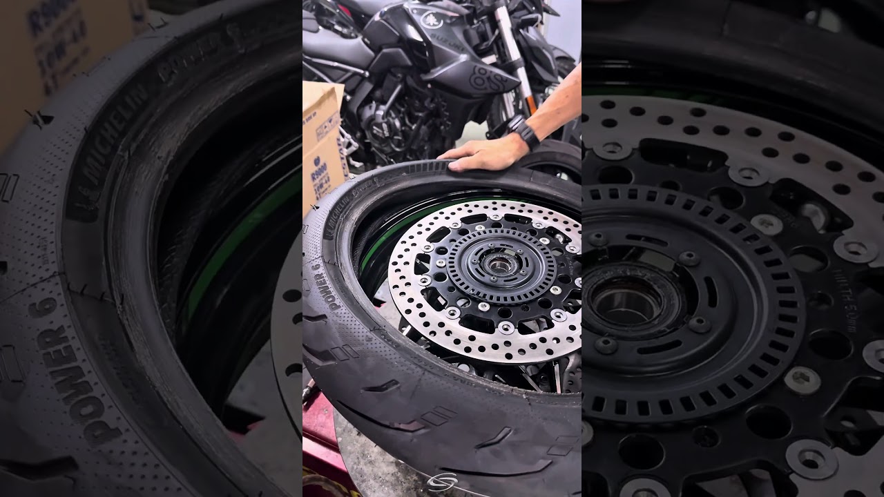 Michelin Power 6 - Kawasaki Ninja H2SX #asmr #psc #premiumsportcycles #h2r #youtube #shorts #fyp
