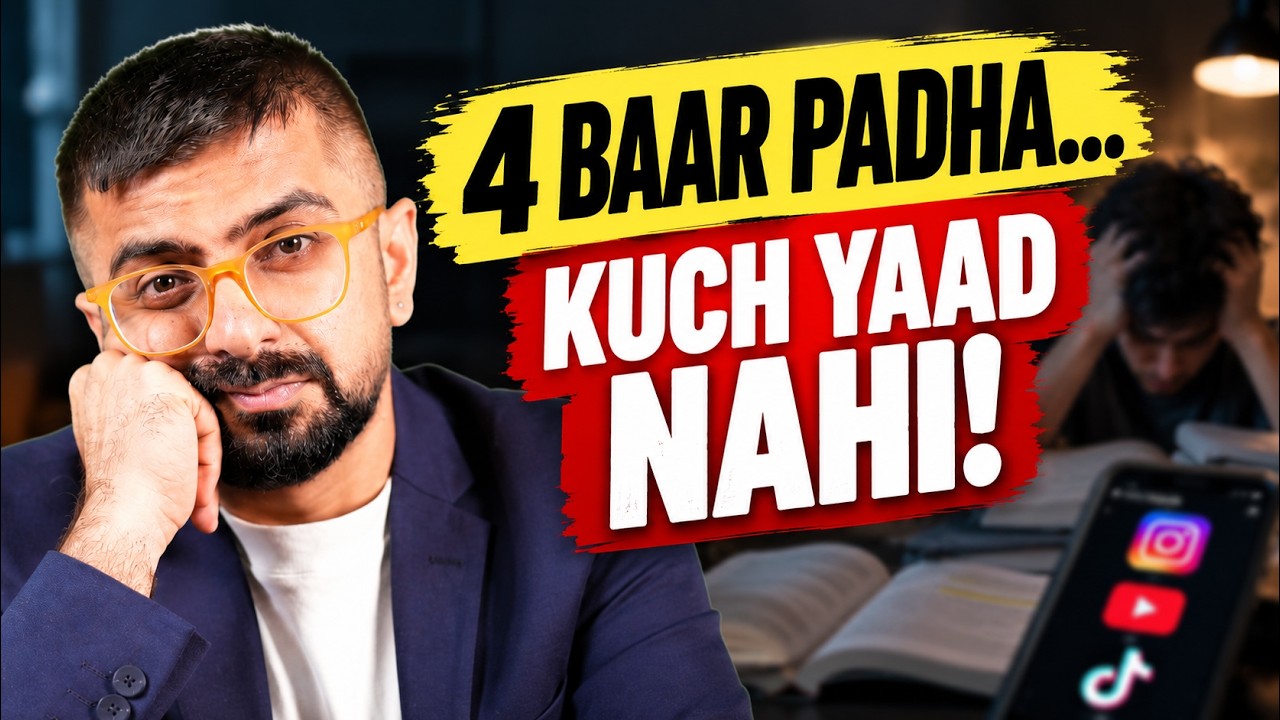 Why Are You NOT Studying? | The Real Reason CA Students Can&rsquo;t Focus | Neeraj Arora
