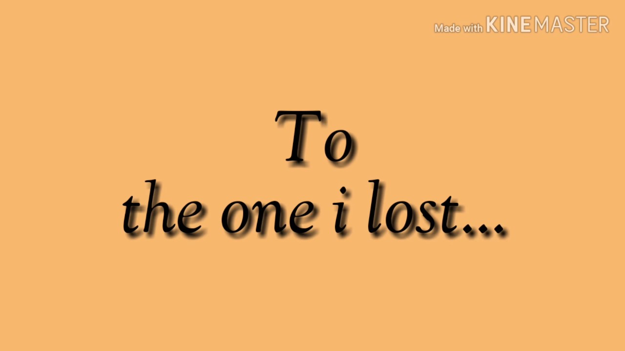 Poem - Love letter to the one I lost