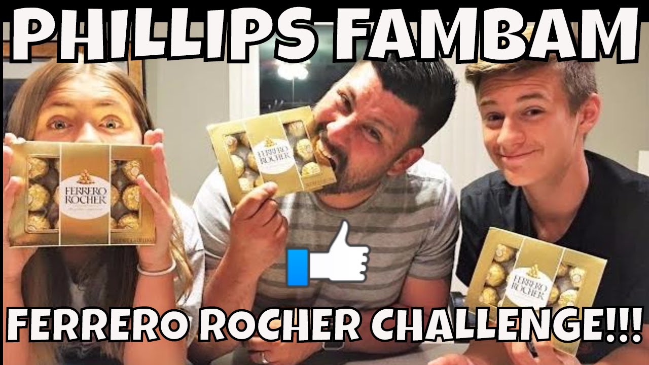 FERRERO ROCHER CHALLENGE | CHOCOLATE CANDY | PHILLIPS FamBam Challenges