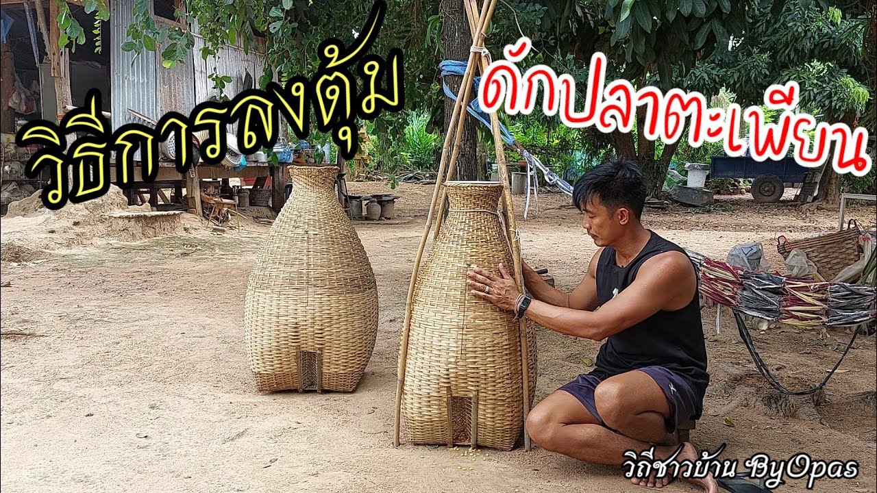 วิธีการ​ลง​ตุ้ม ดักปลาตะเพียน​EP.38