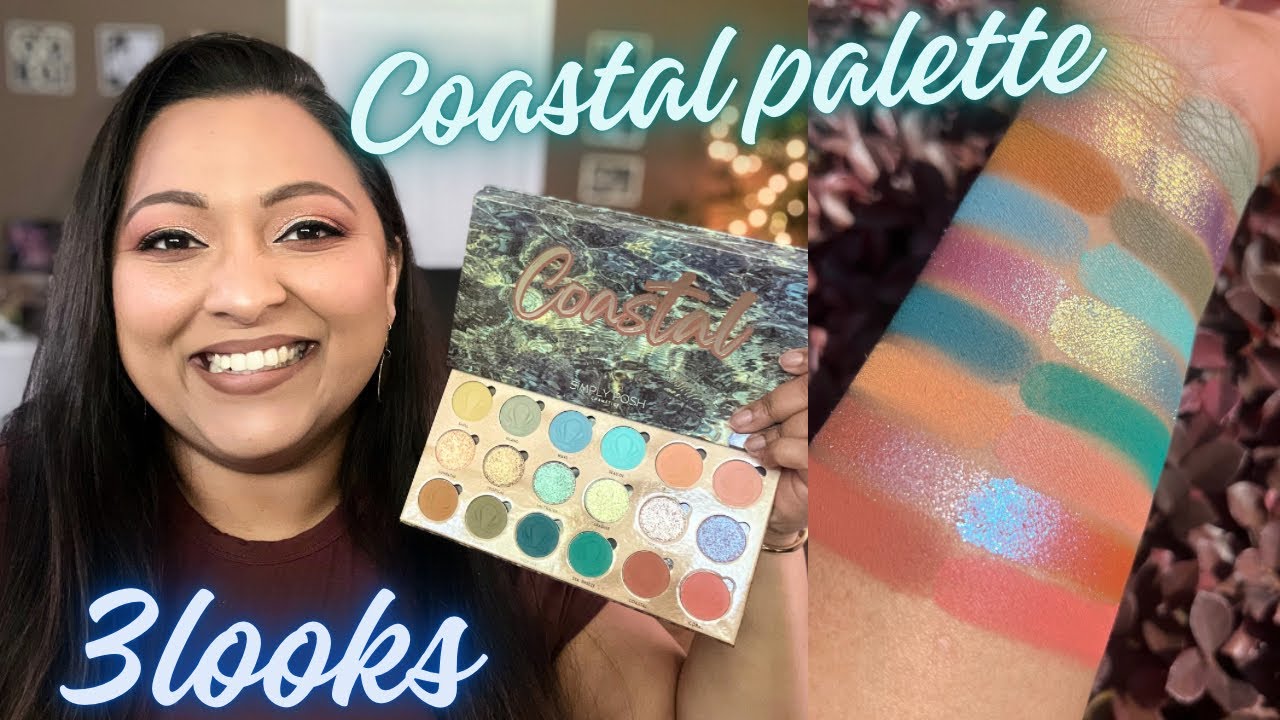SIMPLY POSH COSMETICS COASTAL EYESHADOW PALETTE | SMITHY SONY
