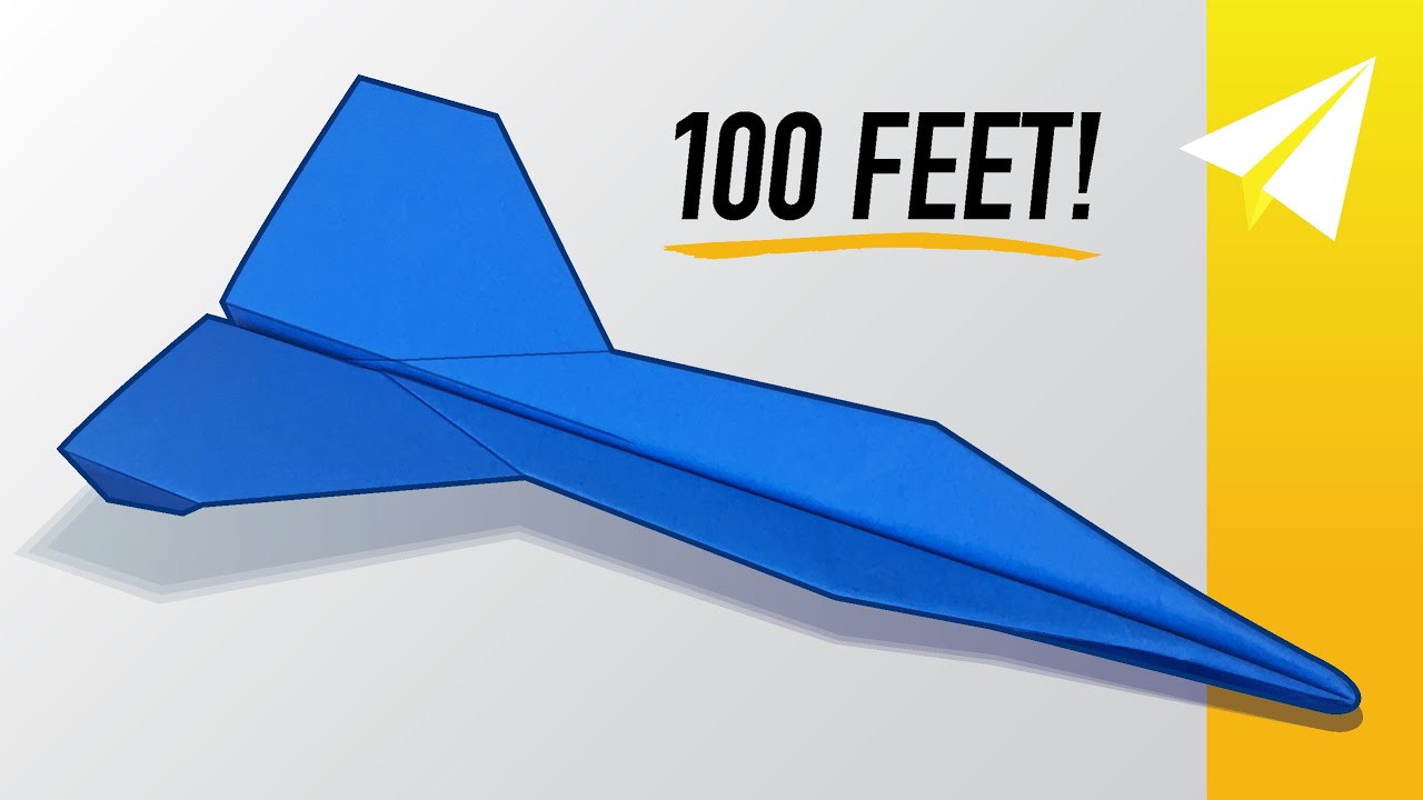 FLIES OVER 100 FEET! How to Fold a Dart Paper Airplane — Insurgent