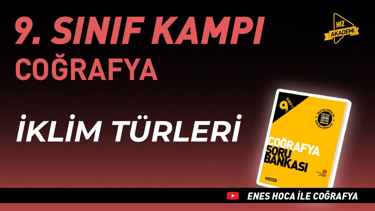 İklim Türleri | Hız Akademi 9. Sınıf Coğrafya 8