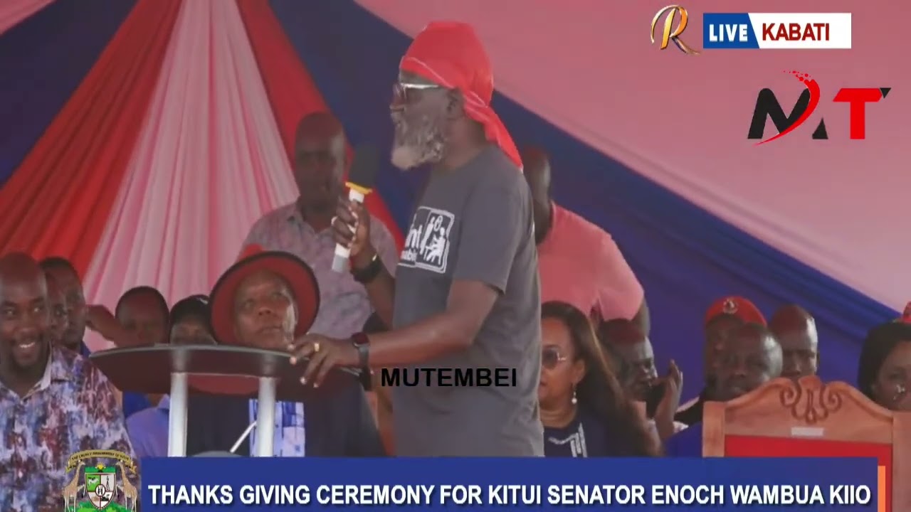 DRAMA IN KITUI AS WAJACKOYA INSULTS AND LECTURES TURKANA GOVERNOR FOR PAYING GOONS TO ATTACK BABA
