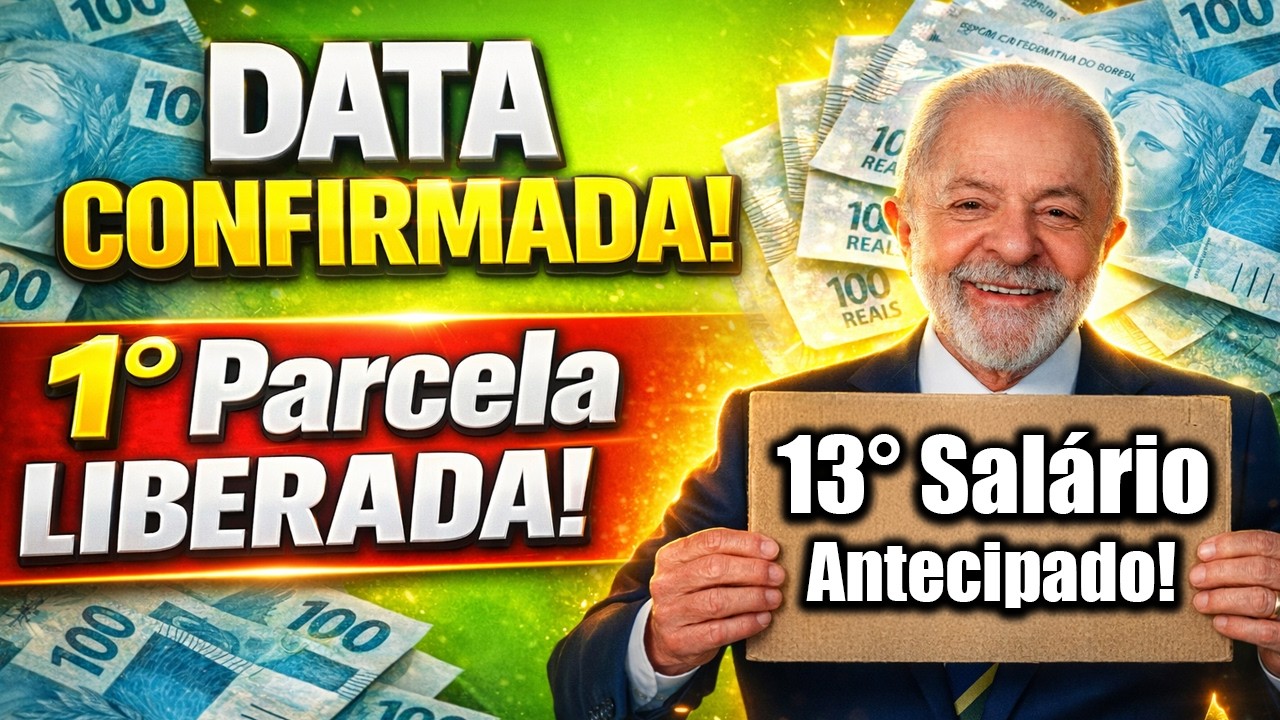 13° SALÁRIO 1° PARCELA CONFIRMADA ANTECIPAÇÃO - SAIU NO JORNAL na TV