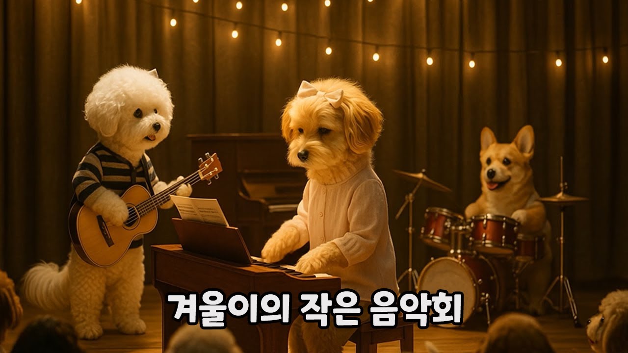 겨울이의 작은 음악회  🎹🐾 따뜻한 피날레｜감성 브이로그 음악회 | EP.6