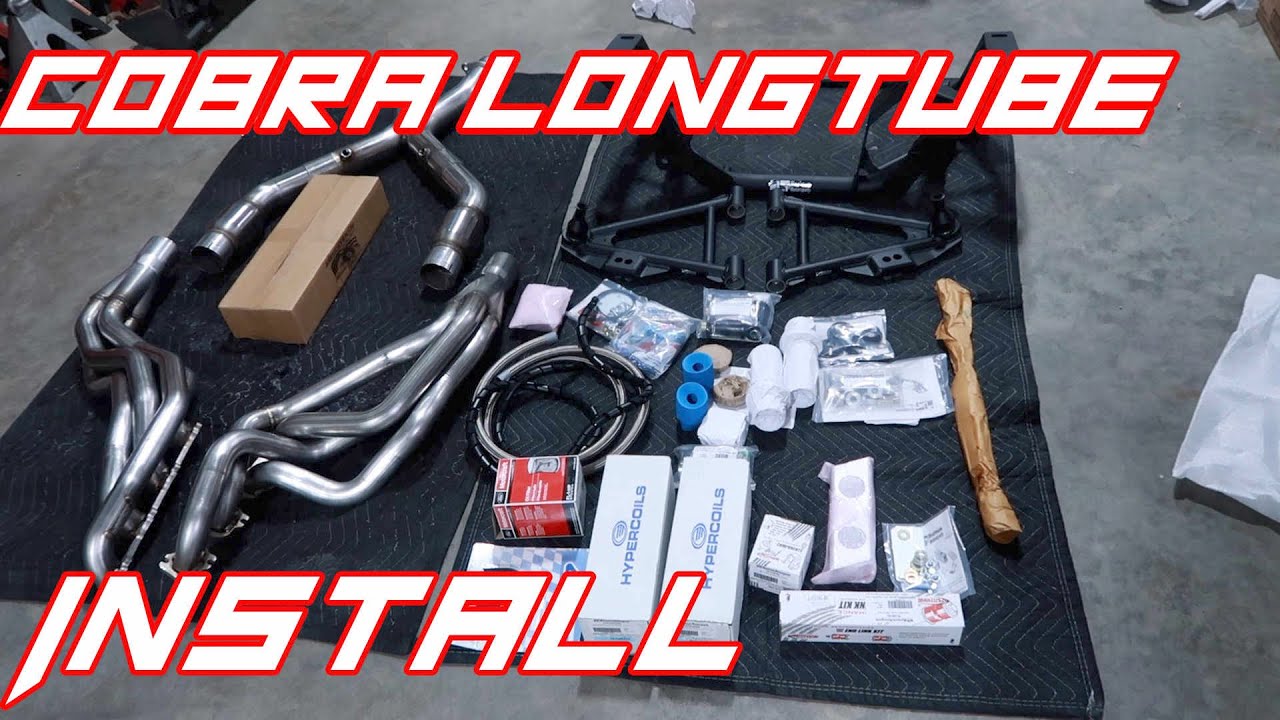 2003 Cobra Long Tube Header Install. It's a doozie.
